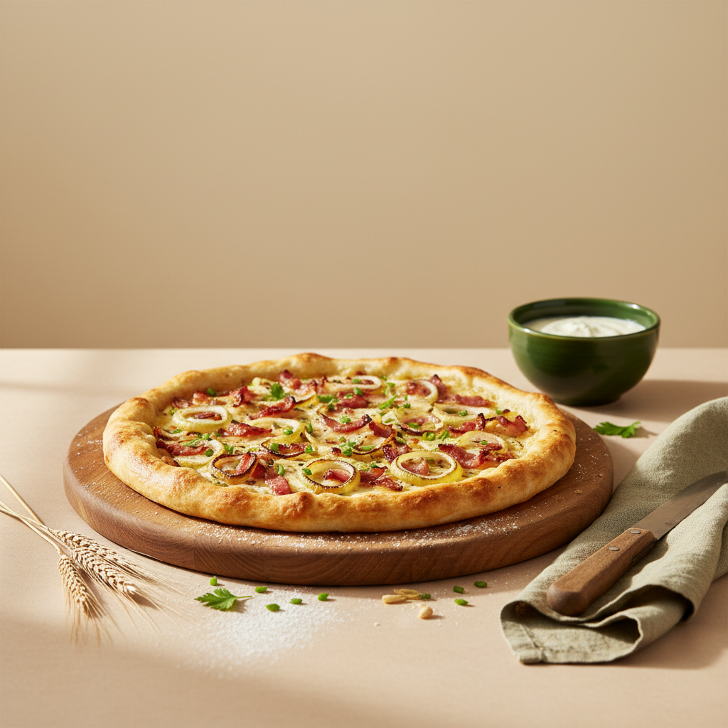 Welche Temperatur sollte der Ofen bei Ober-/Unterhitze haben, um Flammkuchen zu zubereiten? – Ultimativ perfekt!