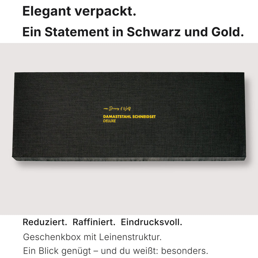 Damast Schneidset Deluxe
